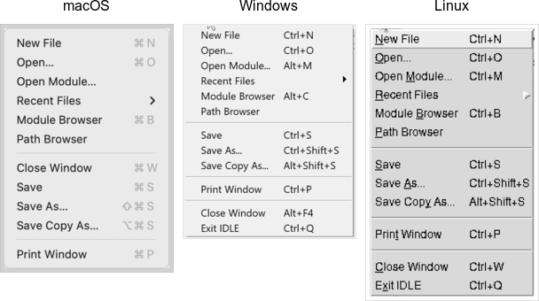screen shot
